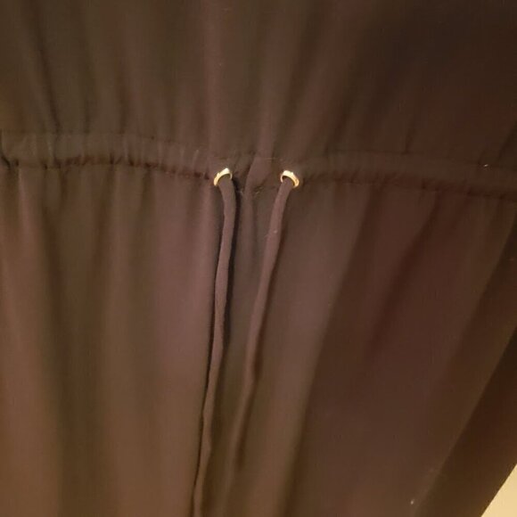 NWOT Michael Kors Black Drawstring Waist Dress Size Small - Picture 4 of 13